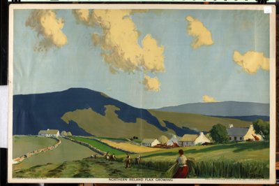 Nordirland - Flax Growing, fra serien 