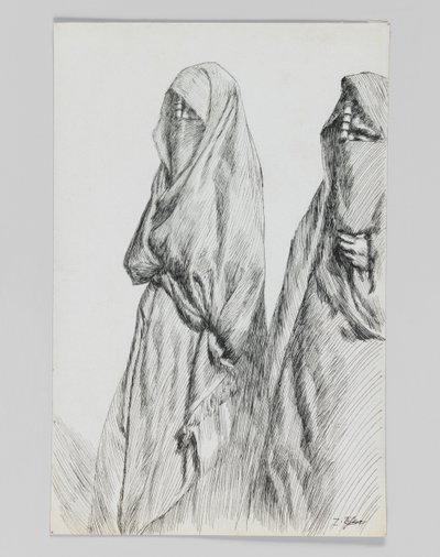 En vej på Oliebjerget, illustration fra Vor Herre Jesu Kristi liv af James Jacques Joseph Tissot