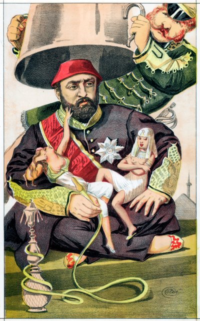 Abd-ul-Aziz, Tyrkiets sultan fra 1861, 1869 af James Jacques Joseph Tissot