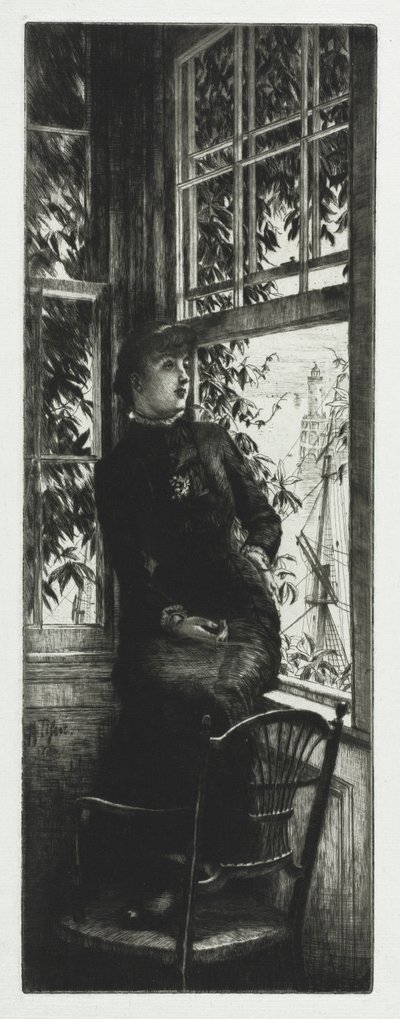 Ved kysten, 1880. af James Jacques Joseph Tissot