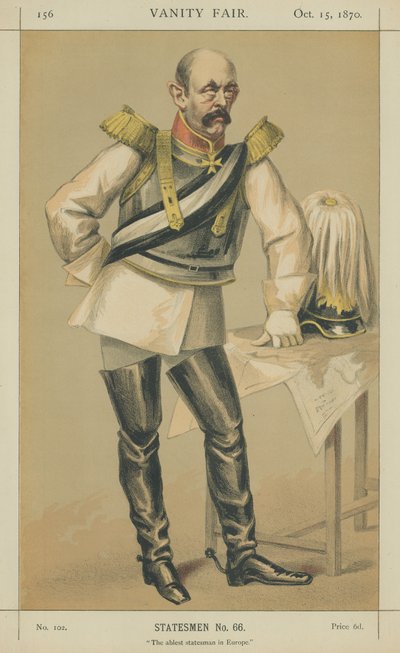 Greve von Bismarck-Schoenausen af James Jacques Joseph Tissot
