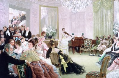 Hys!, Koncerten, c1875 af James Jacques Joseph Tissot