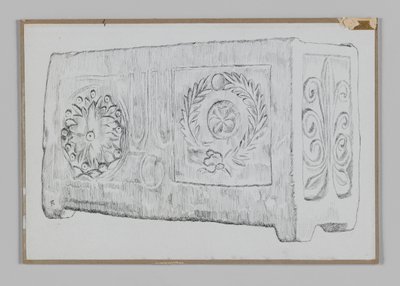 Jødisk ossuary, illustration fra Vor Herre Jesu Kristi liv af James Jacques Joseph Tissot