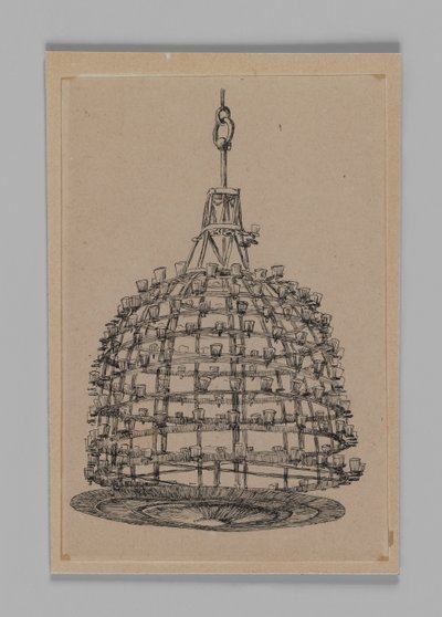 Lampe fra moskeen i El-Aksa, illustration fra Vor Herre Jesu Kristi liv af James Jacques Joseph Tissot