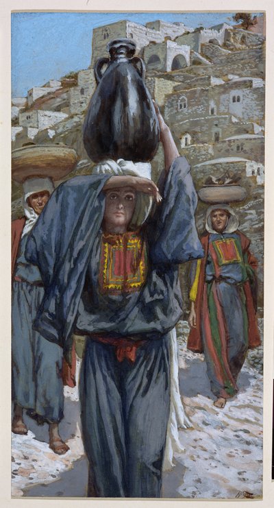 Martha, illustration til The Life of Christ, ca. 1886-94 (wc & gouache på pap) af James Jacques Joseph Tissot