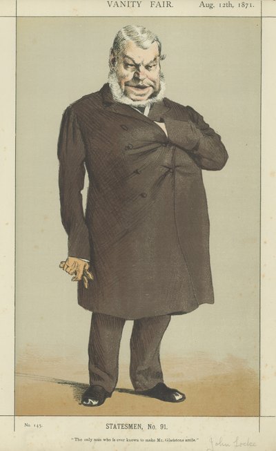 Mr John Locke af James Jacques Joseph Tissot