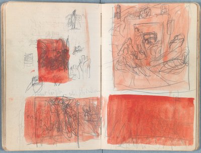 Sider fra et album med Sketches for The Life of Our Lord Jesus Christ, slutningen af 1880