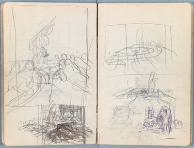 Sider fra et album med Sketches for The Life of Our Lord Jesus Christ, slutningen af 1880