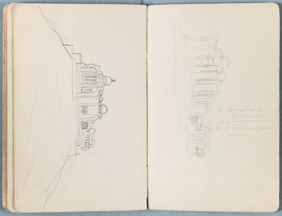Sider fra et album med Sketches for The Life of Our Lord Jesus Christ, slutningen af 1880
