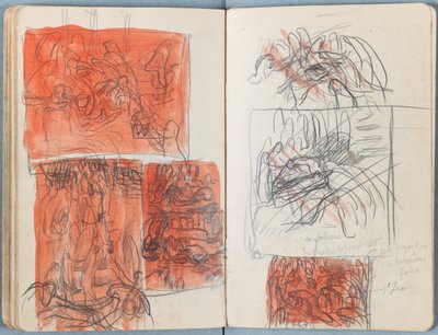 Sider fra et album med Sketches for The Life of Our Lord Jesus Christ, slutningen af 1880