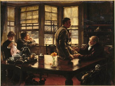 Lignelse om den fortabte søn: Afgangen, 1880. af James Jacques Joseph Tissot