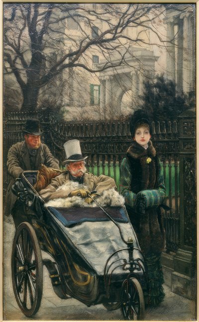 Rekonvalescent (Soldatens Datter) af James Jacques Joseph Tissot