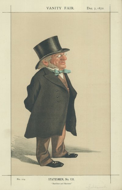 Sir Francis Henry Goldsmid af James Jacques Joseph Tissot