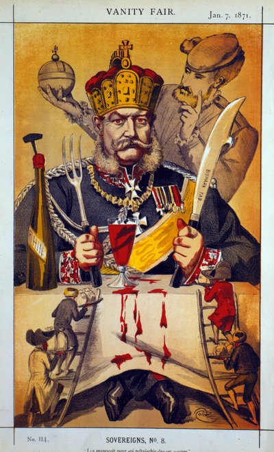 Sovereigns No.8 tegnefilm fra Vanity Fair, 1871 af James Jacques Joseph Tissot