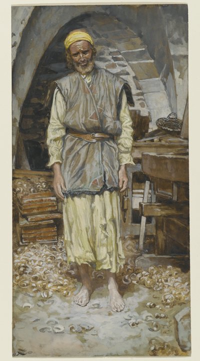 St. Joseph, illustration til The Life of Christ, ca. 1886-94 (wc på papir) af James Jacques Joseph Tissot