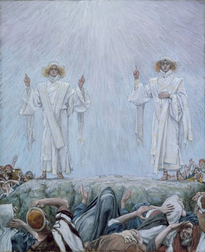 The Ascension, illustration til The Life of Christ, ca. 1884-96 (wc & gouache på pap) af James Jacques Joseph Tissot
