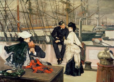 Kaptajnen og styrmanden, 1873 af James Jacques Joseph Tissot
