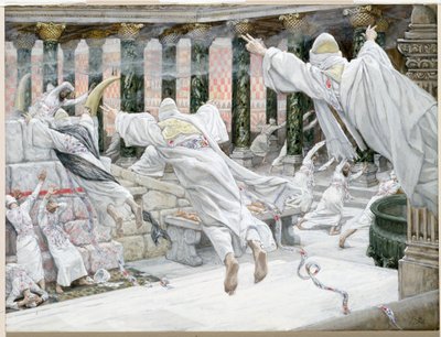 De døde optræder i templet, illustration til The Life of Christ, ca. 1886-96 (gouache på pap) af James Jacques Joseph Tissot