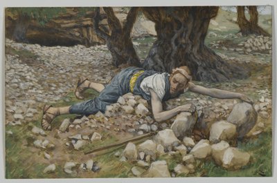 Den skjulte skat, illustration fra Vor Herre Jesu Kristi liv (wc over grafit på papir) af James Jacques Joseph Tissot