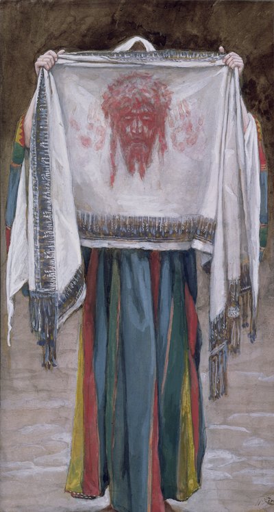 The Holy Face, illustration til The Life of Christ, ca. 1884-96 (wc & gouache på pap) af James Jacques Joseph Tissot