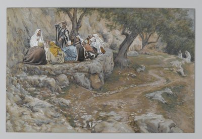 The Primacy of Saint Peter, illustration fra The Life of Our Lord Jesu Christ, 1886-96 (wc over grafit på papir) af James Jacques Joseph Tissot