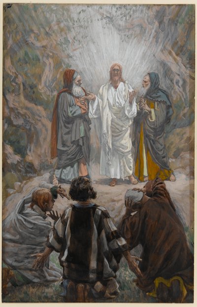 The Transfiguration, illustration til The Life of Christ, ca. 1886-94 (wc & gouache på pap) af James Jacques Joseph Tissot