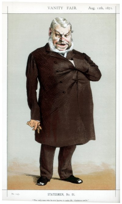 Den eneste mand, der nogensinde er kendt for at få hr. Gladstone til at smile, 1871 af James Jacques Joseph Tissot