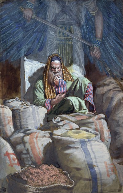 Thou Fool, This Night Thy Soul Shall Bequired of You, illustration til The Life of Christ, ca. 1886-94 (wc & gouache på pap) af James Jacques Joseph Tissot