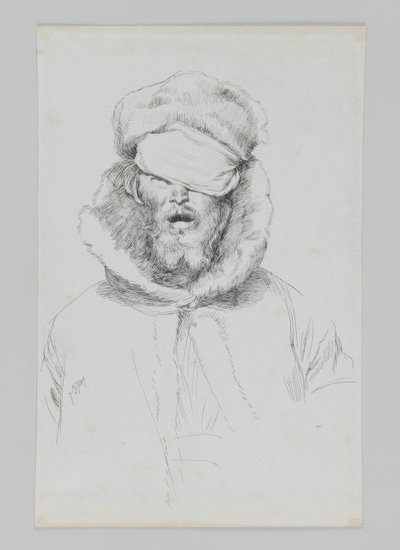 Jødetype, illustration fra Vor Herre Jesu Kristi liv (blæk på papir) af James Jacques Joseph Tissot