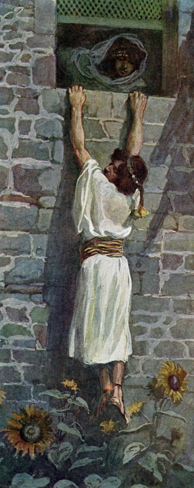 David undslipper af J James Tissot - Bible af James Jacques Joseph after Tissot