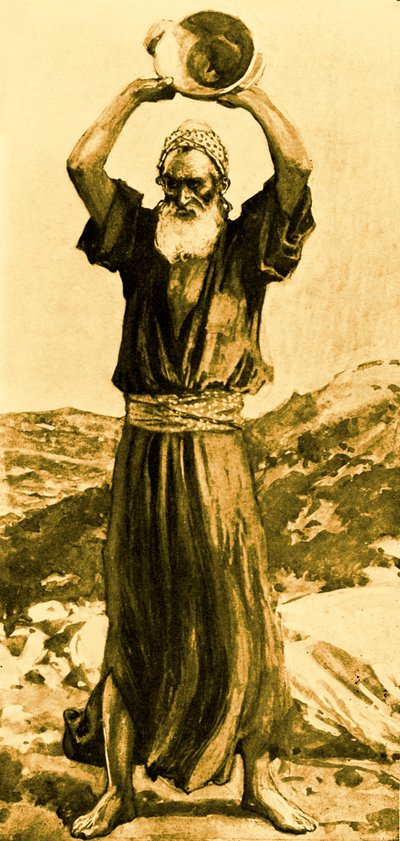 Jeremiah af J James Tissot - Bibelen af James Jacques Joseph after Tissot