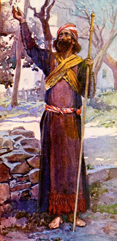 Zechariah af J James Tissot - Bibelen af James Jacques Joseph after Tissot