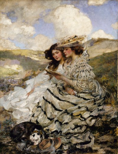 På klitterne (Lady Shannon og Kitty) af James Jebusa Shannon