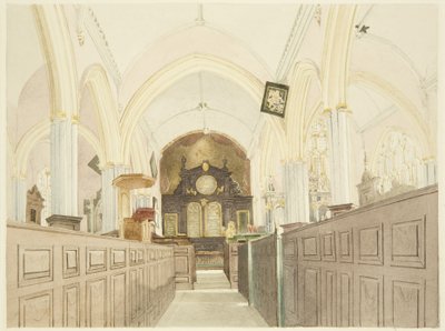 Interiør af Peterskirken af James Johnson