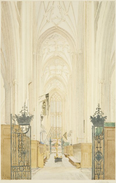 Tværarm af St Mary Redcliffe, ser mod syd af James Johnson