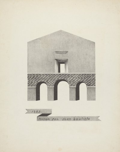Mission San Juan Bautista af James Jones