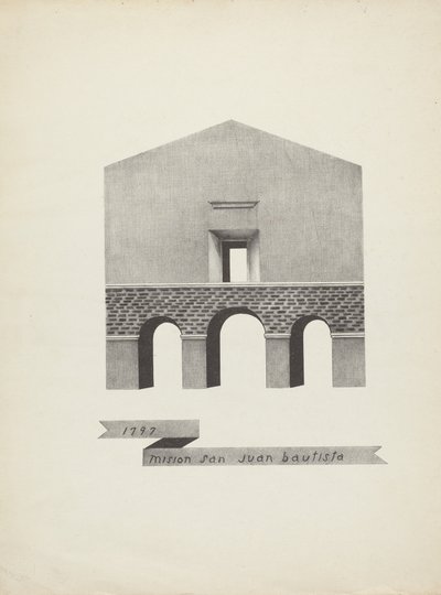Mission San Juan Bautista af James Jones