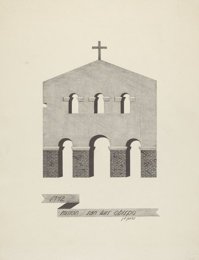 Mission San Luis Obispo af James Jones