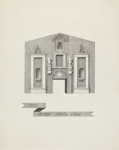 Santa Clara Mission af James Jones