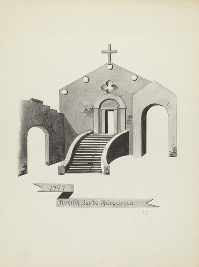Mission Santa Margarita af James Jones
