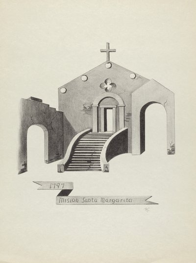 Mission Santa Margarita af James Jones