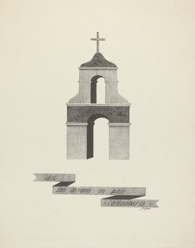San Antonio de Pala - Klokketårn af James Jones