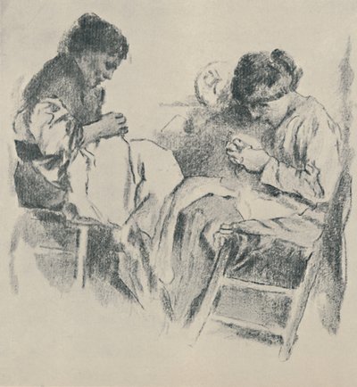 Spanske syersker, 1919 af James Kerr-Lawson