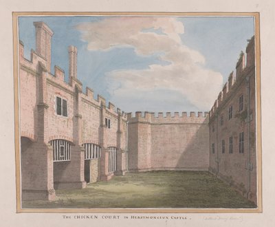 Herstmonceux Castle, East Sussex: The Chicken Court af James Lambert  of Lewes
