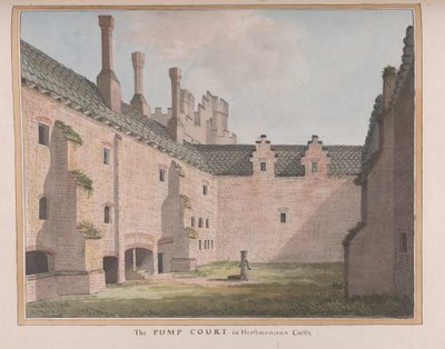 Herstmonceux Castle, East Sussex: Pump Court af James Lambert  of Lewes