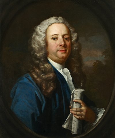 Francesco Geminiani, ca. 1725 af James Latham
