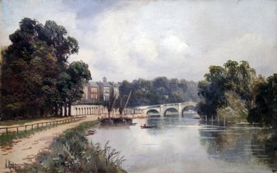 Cholmondeley Walk, ser mod Richmond Bridge af James Lewis