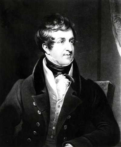 John Cam Hobhouse, tryk lavet af Charles Turner, 1834 (mezzotint) af James Lonsdale