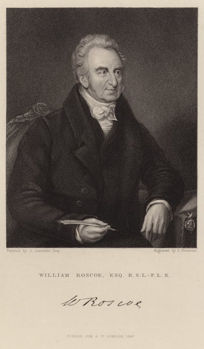 Portræt af William Roscoe af James Lonsdale