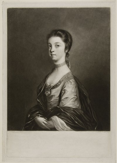 Lady Elizabeth Montagu af James MacArdell